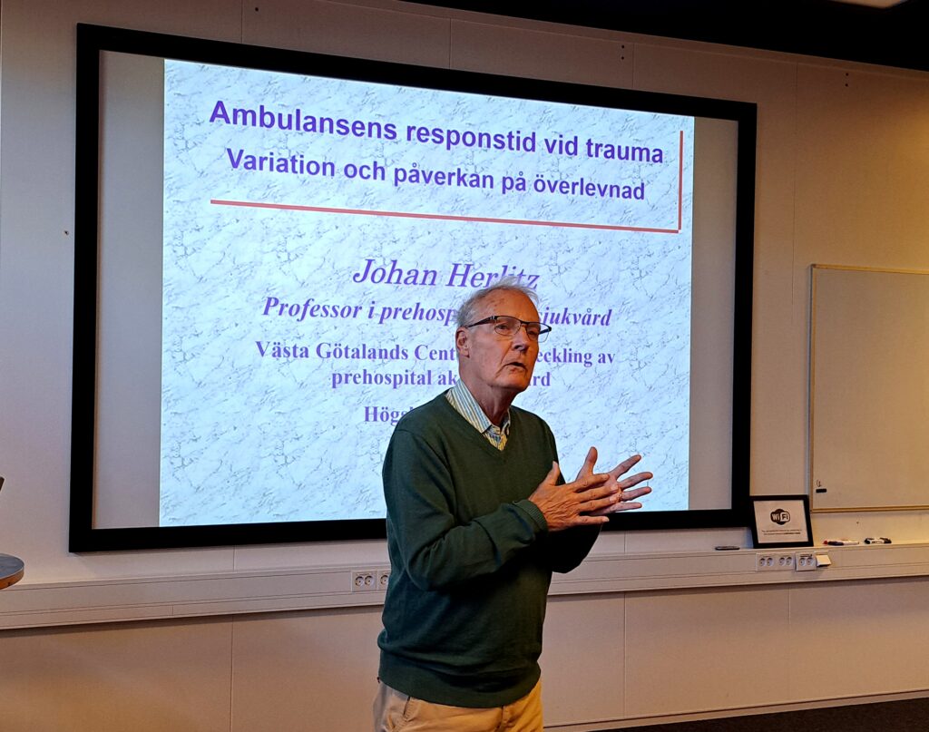 Johan Herlitz föreläser