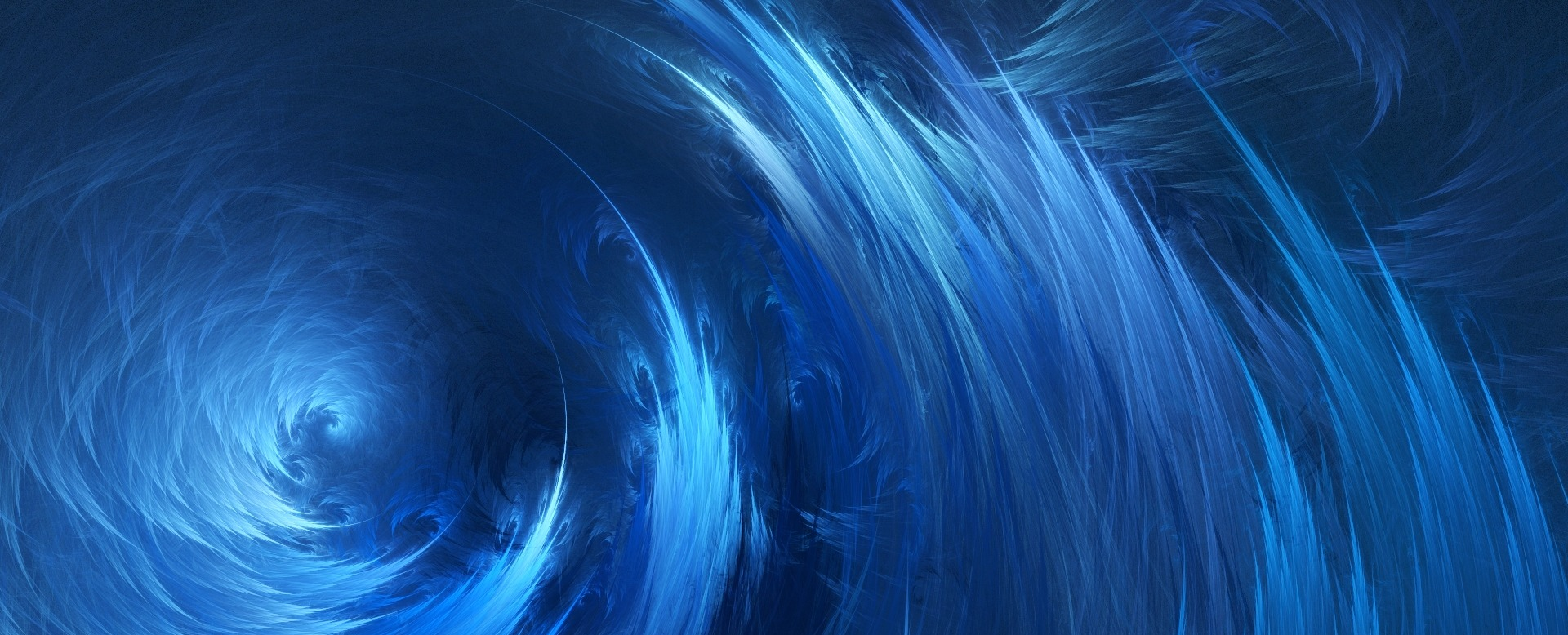 Abstrakta blåa vågor/virvelvind.
